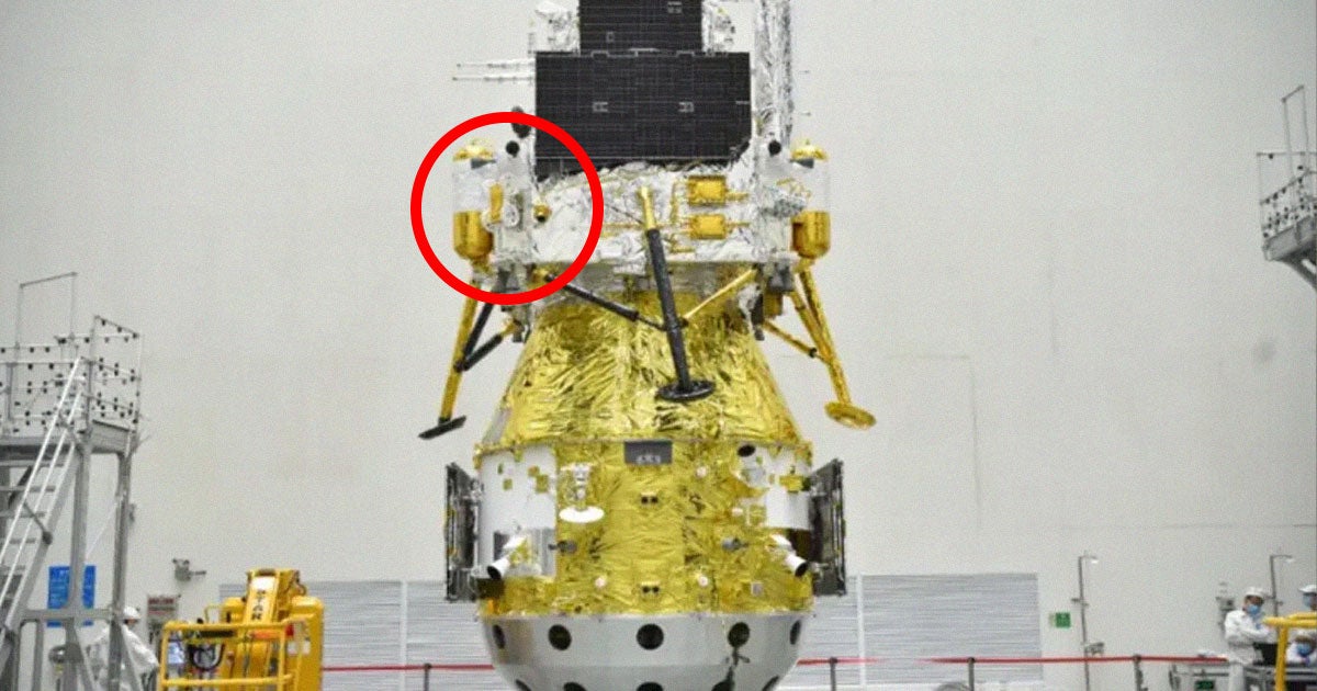 Images show what appear to be a small rover attached to China's Chang'e-6 sample return mission on the far side of the Moon.
