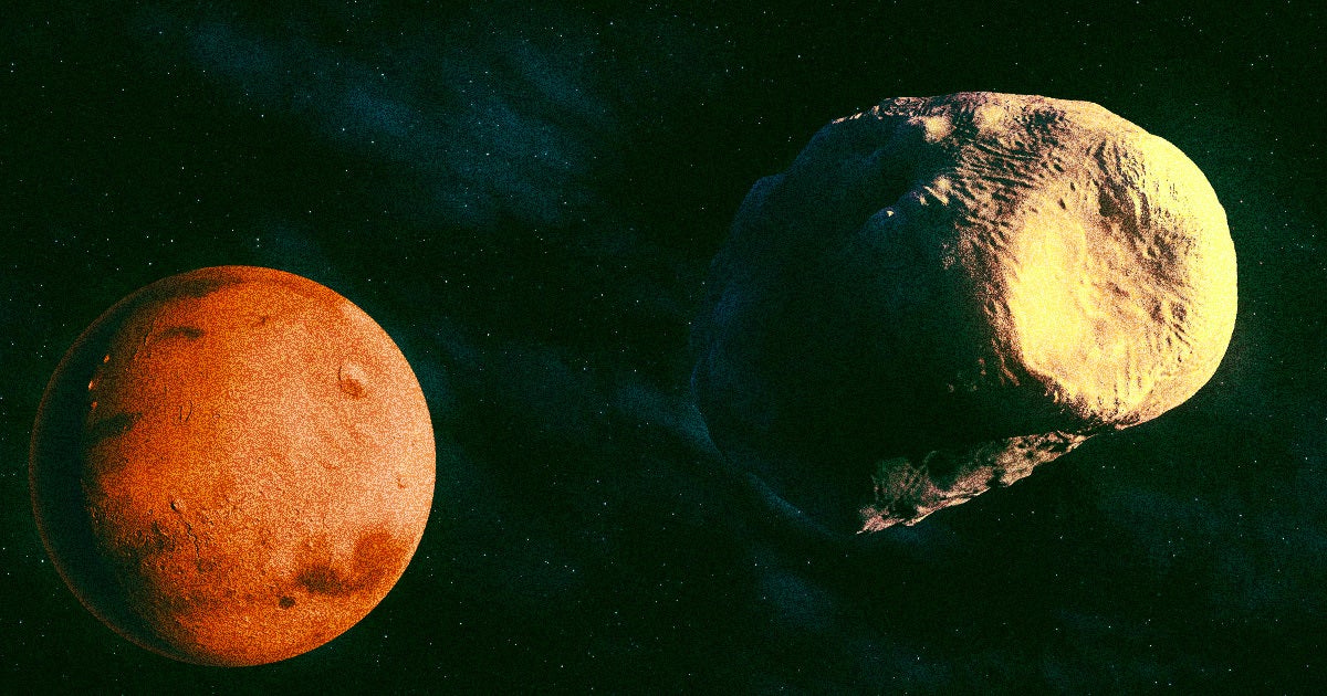 From these observations, the scientists suggest that Phobos is actually a comet that Mars' gravitational field captured in the distance past.