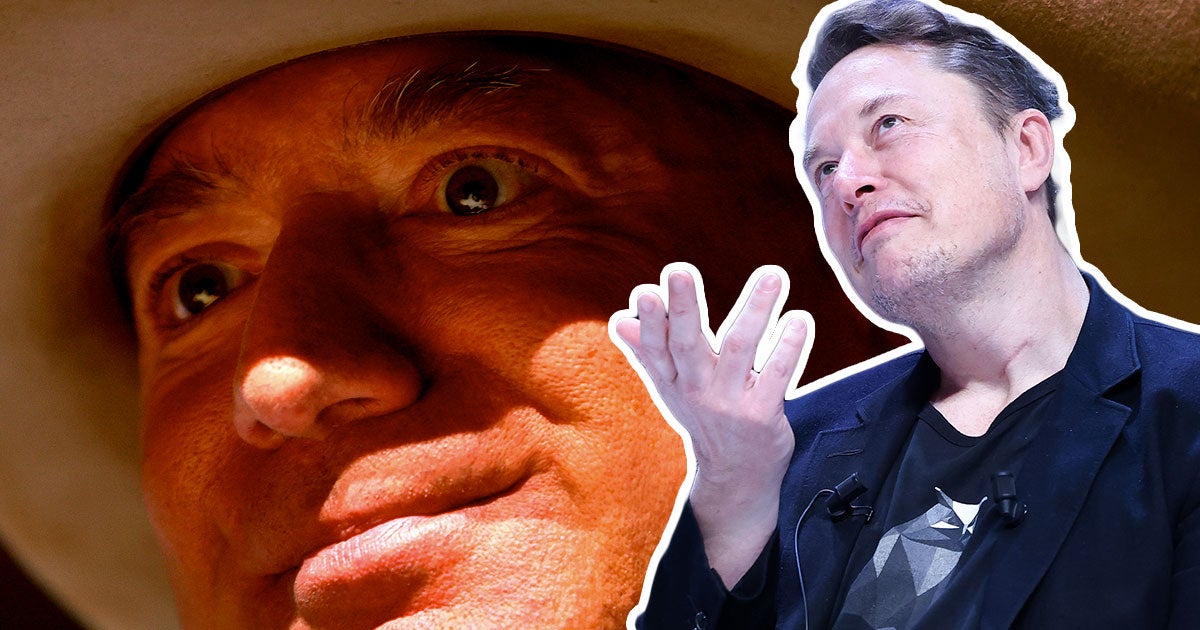 SpaceX CEO Elon Musk has reignited his longstanding feud with Amazon founder and Blue Origin CEO Jeff Bezos.