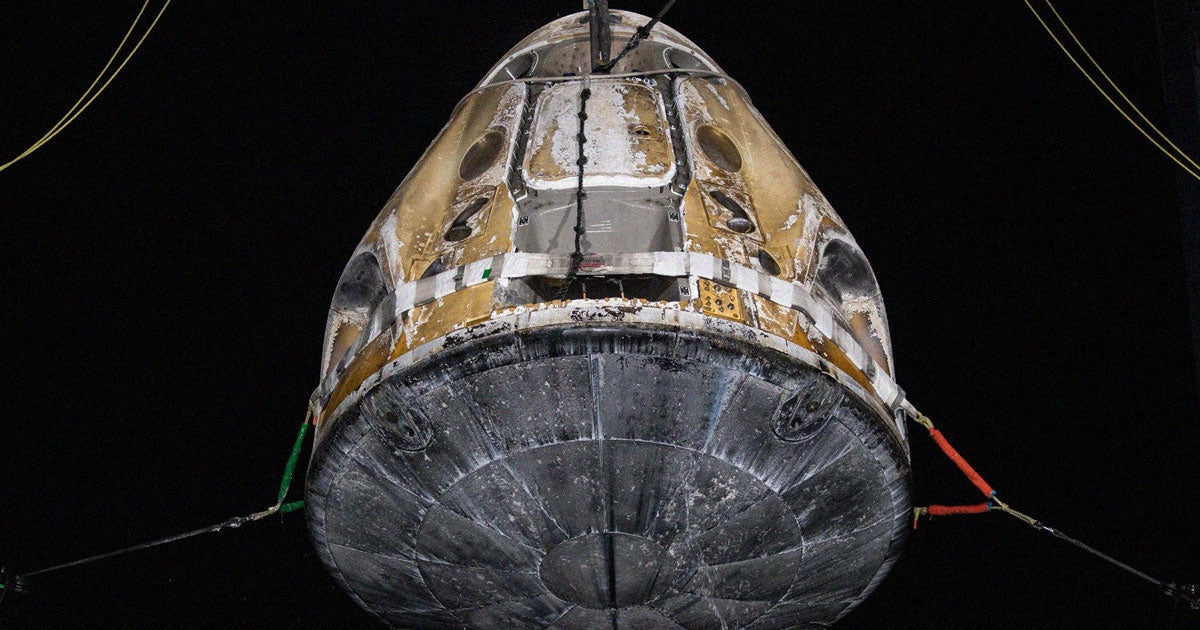 A Canadian farmer, who found massive pieces of SpaceX junk on his farm, has sold them and is using the money to pay for a hockey rink.