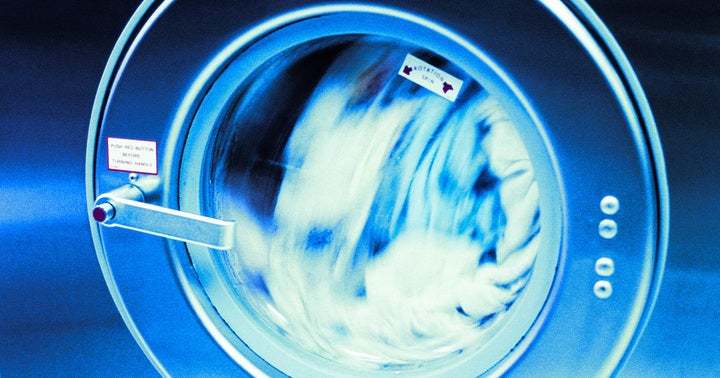 Michael Orlitzky found a clever hack that tricks the coin drop in washing machines into thinking a quarter was inserted.
