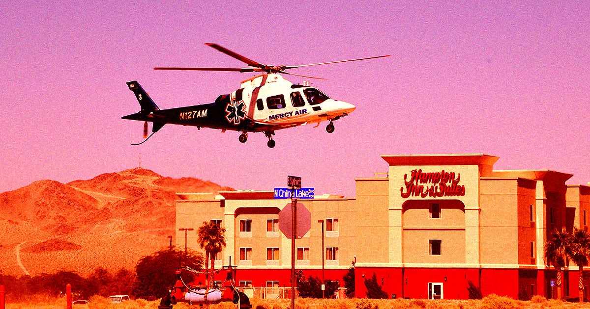 The air is becoming so hot that even rescue helicopters are struggling to stay airborne, a dangerous development.