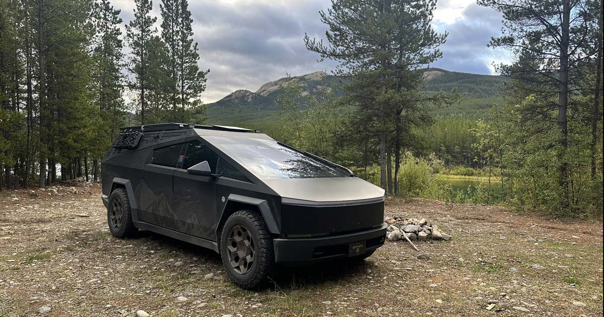 A daring team of three Tesla enthusiasts is taking the EV maker's Cybertruck hundreds of miles into the remote Canadian wilderness.