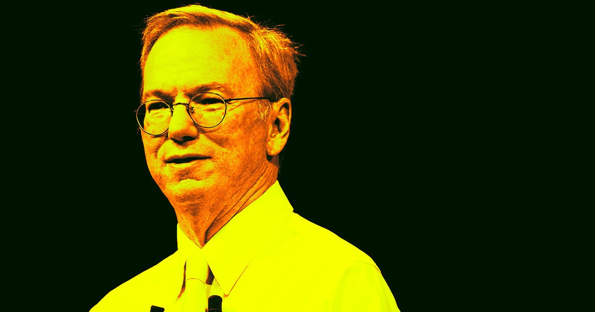 According to former Google CEO Eric Schmidt, AI companies should "steal" content first, and lawyer up to deal with the "mess" later.