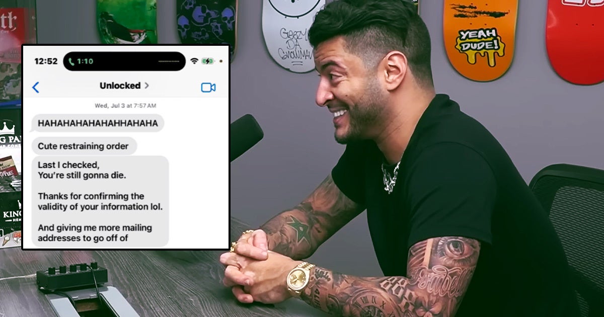 A violent scammer has been charged with extortion by federal authorities after unmasking himself on the "No Jumper" podcast.