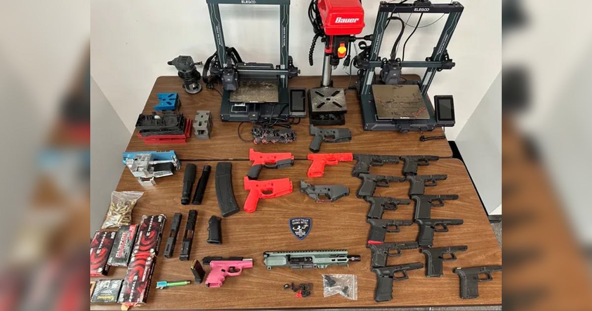 Among the recovered 3D-printed gun parts was a Glock switch, a device that converts a handgun into a fully automatic weapon.