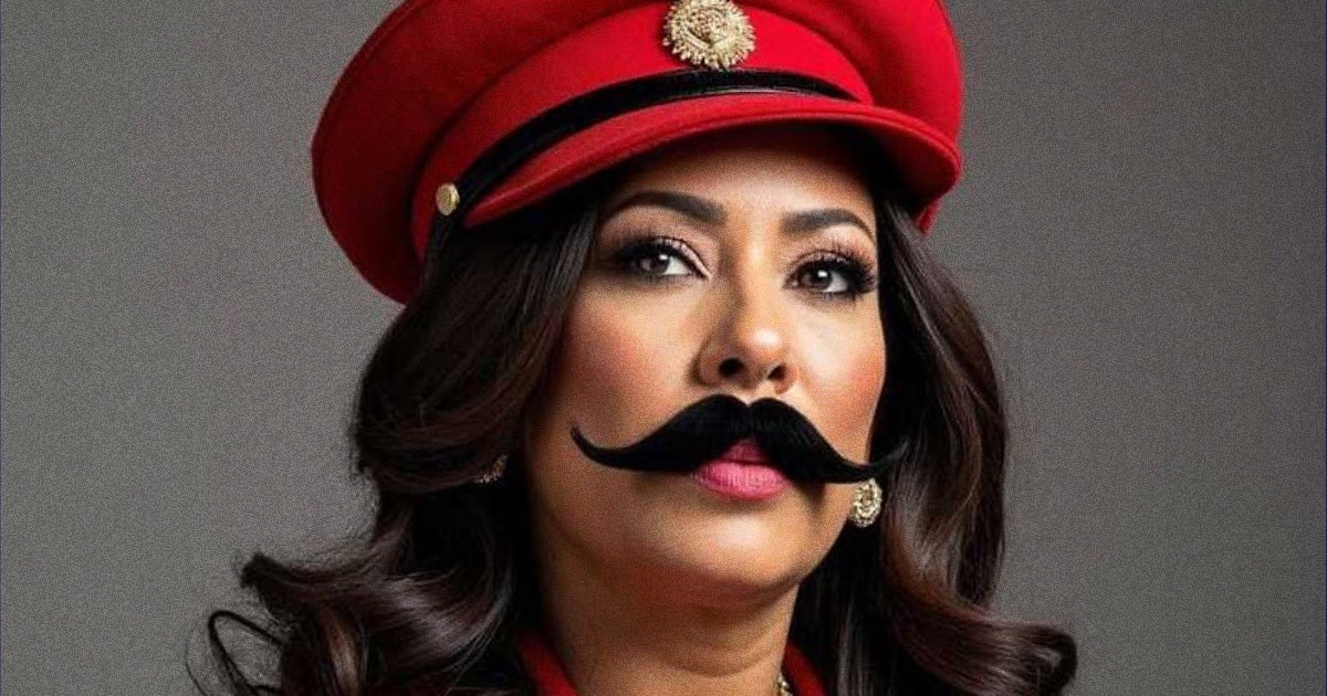 Donald Trump shared an AI-generated image of Kamala Harris designed to invoke Joseph Stalin — but she actually looked much more like Mario.
