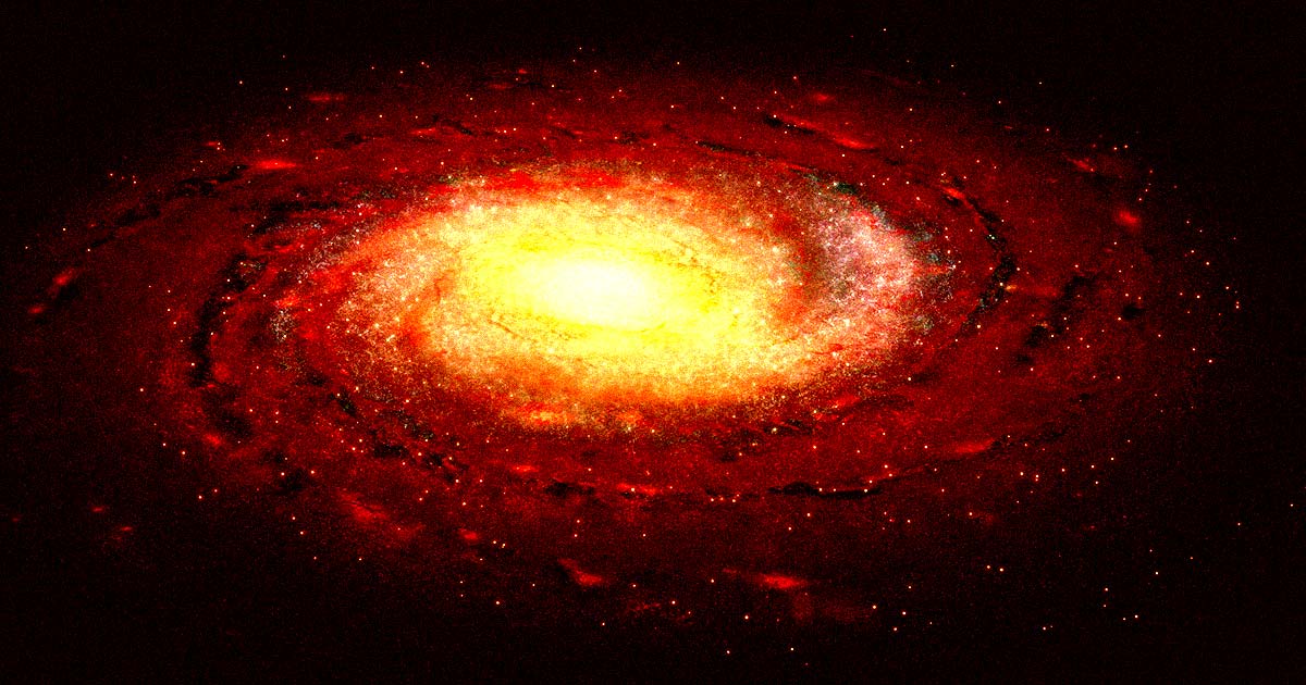 Astronomers have made a "baffling" discovery: the most distant rotating disc galaxy ever observed that closely resembles our own.