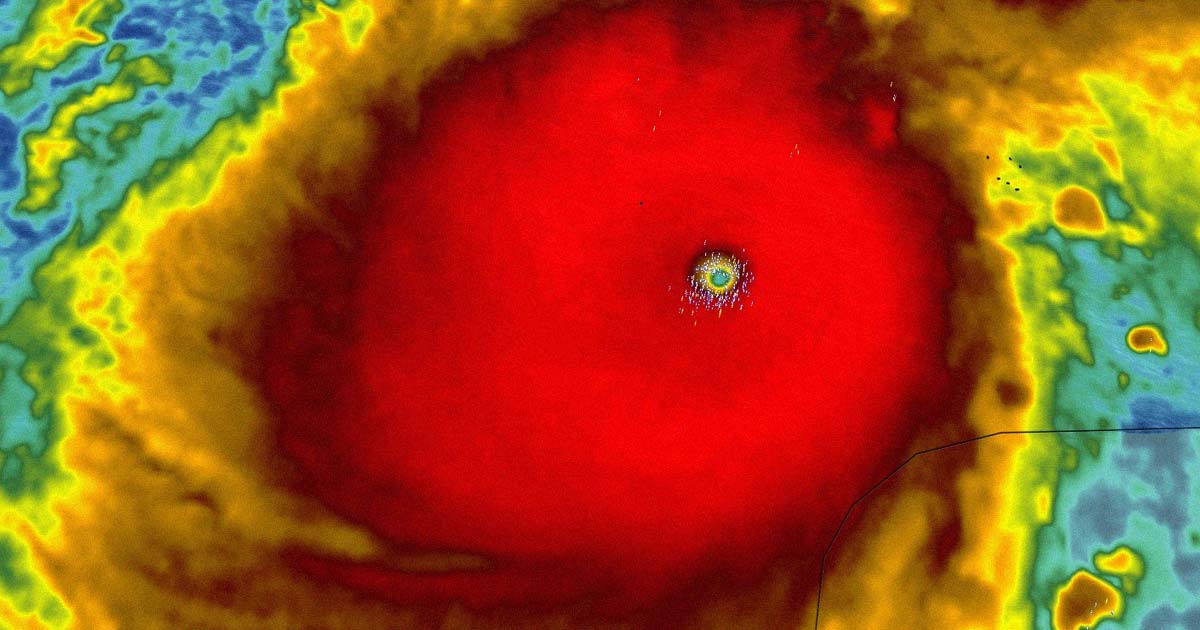 Satellite imagery shows the might of powerful Hurricane Milton, which is due to make landfall in Florida's western coast this afternoon.