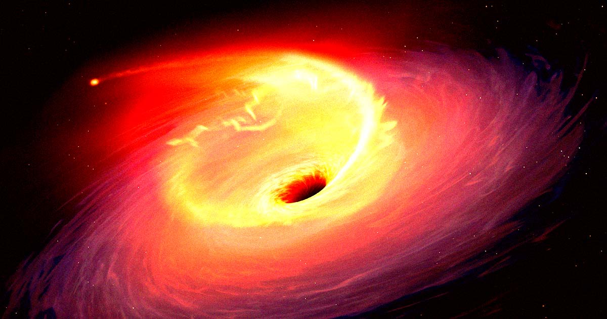 Astronomers have spotted a black hole that's gobbling up matter at a seemingly impossible rate, surpassing previous limits.