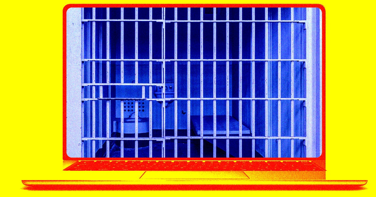 A man has been hired to work full-time at a tech startup — while serving his 11th year in prison, checking into work from his cell.