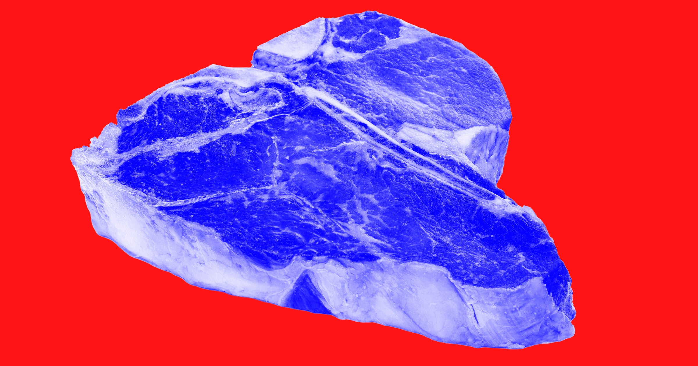 A trapper near San Francisco made a colorful discovery after a wild boar's muscles had been stained with rat poison.