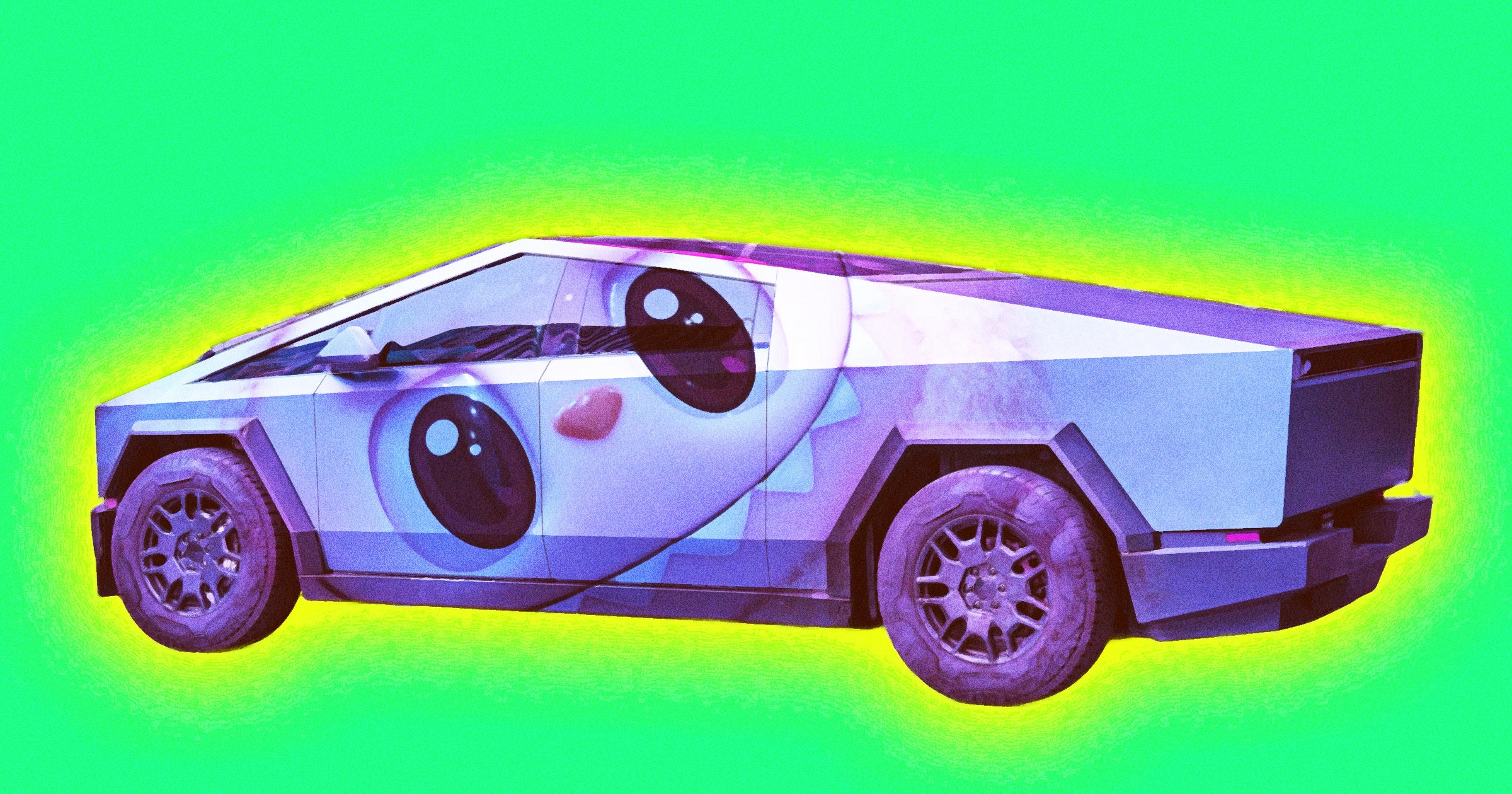 There is now a Labubu-wrapped Cybertruck out there — and the weirdest part is that we don't entirely hate it.